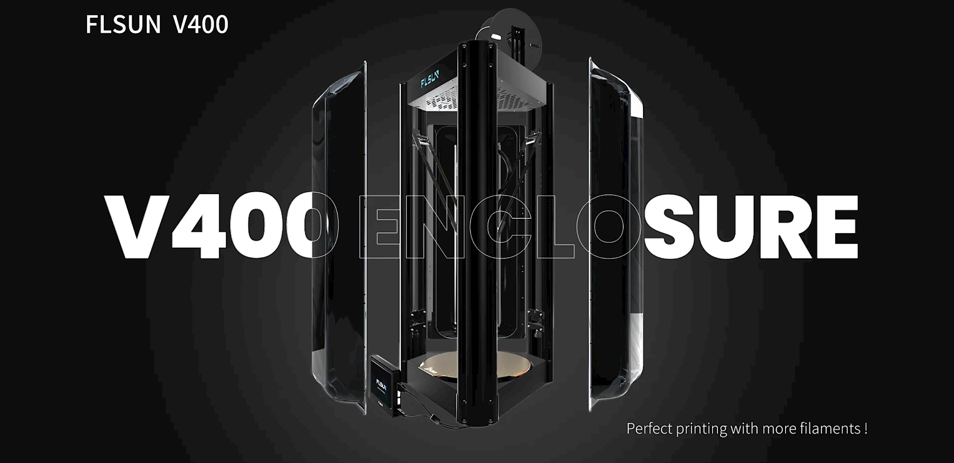 Flsun V400 3D Yazıcı + Enclosure(Kabin)