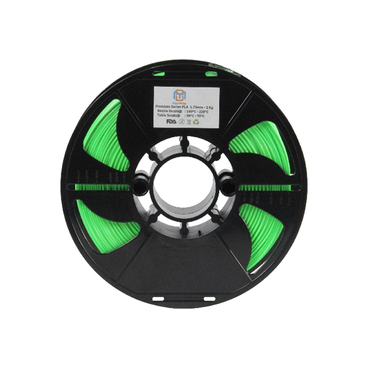 Boyutmaker Fıstık Yeşili PLA Premium Filament 1.75mm 1Kg