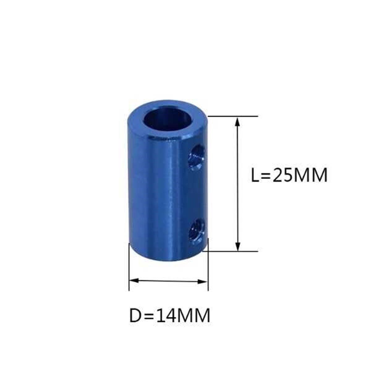 3D Yazıcı 5x5mm Kaplin(Coupling) - Mavi
