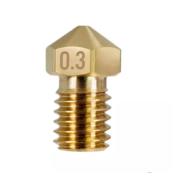 E3DV6 0.3mm Pirinç Nozzle - 2.85mm Filament Uyumlu