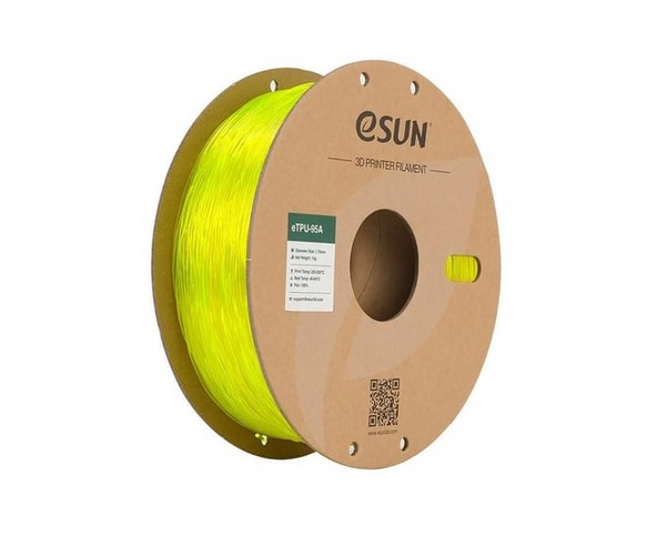 Esun eTPU-95A Filament Transparan Sarı