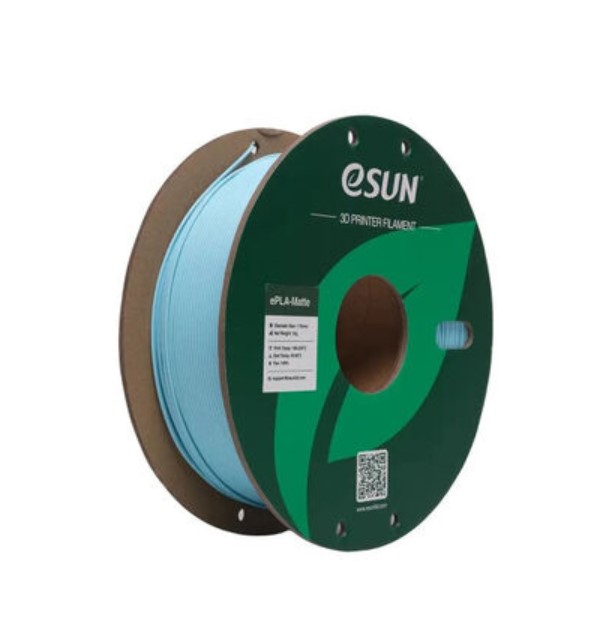 ESUN 1.75mm ePLA-Matte Estetik Filament - Açık Mavi