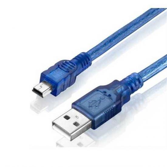 5 pin Mini USB Erkek Kablo 20 cm