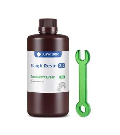 Anycubic Tough Resin 2.0 Translucent-Green