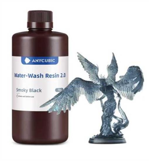 Anycubic Water-Wash Resin 2.0-Smoky Black