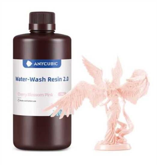 Anycubic Water-Wash Resin 2.0-Cherry Blossom Pink