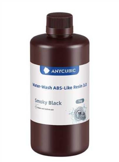 Anycubic Water-Wash ABS-Like Resin 3.0-Smoky Black