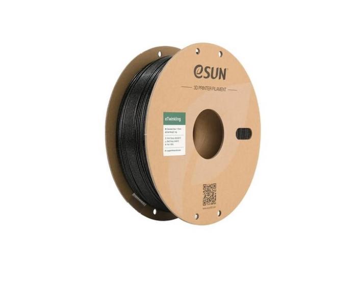 Esun eTwinkling simli Filament Siyah